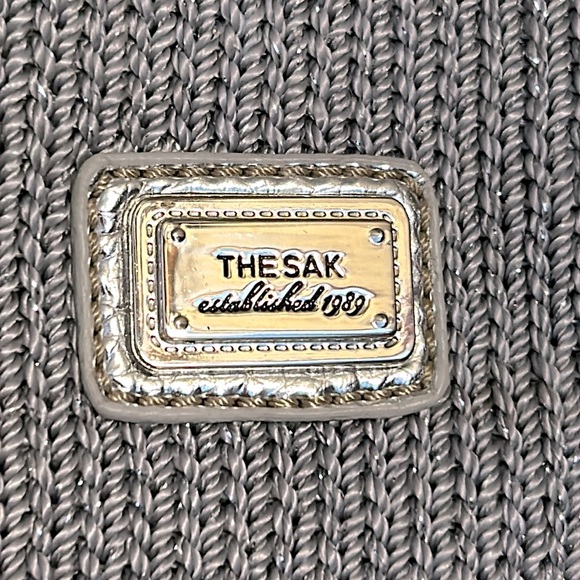 The Sak metallic knit shoulder bag purse - Picture 2 of 12